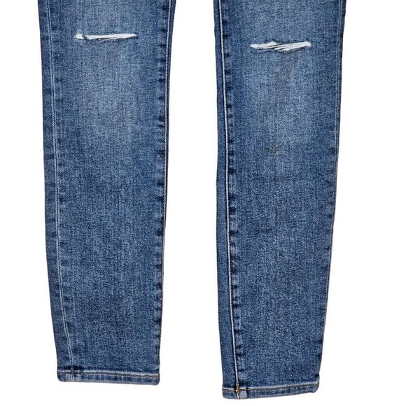 Lovers and Friends Ricky‎ Low-Rise Distressed Skinny Jeans Blue Women 23 NWT - Picture 11 of 16